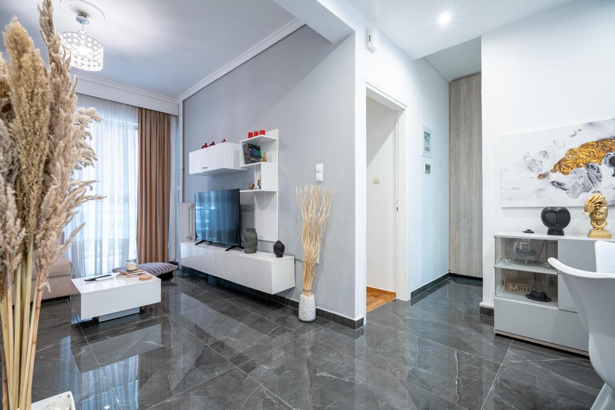 Neo Irakleio Train St. 1 Bedrm 4 Pers. Apartment أثينا المظهر الخارجي الصورة