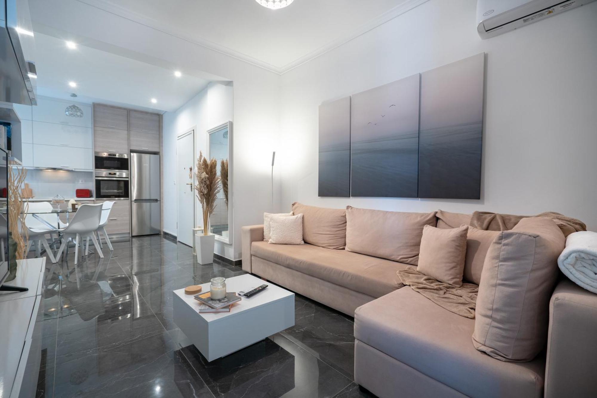 Neo Irakleio Train St. 1 Bedrm 4 Pers. Apartment أثينا المظهر الخارجي الصورة
