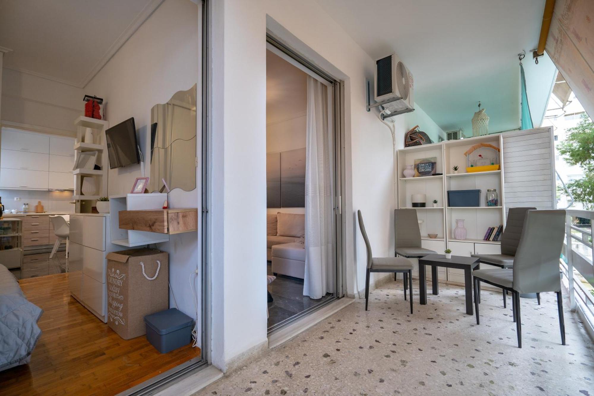 Neo Irakleio Train St. 1 Bedrm 4 Pers. Apartment أثينا المظهر الخارجي الصورة