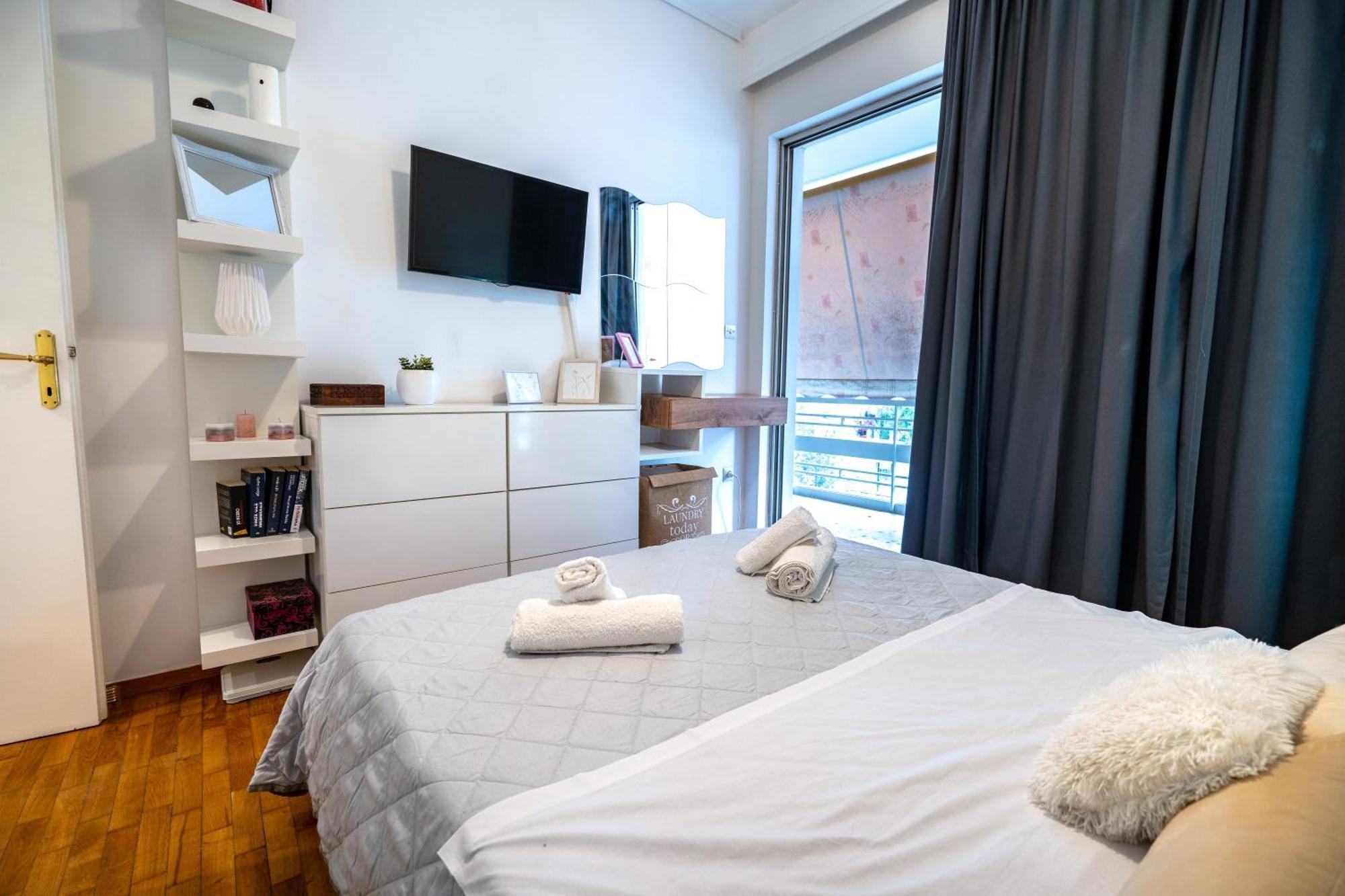 Neo Irakleio Train St. 1 Bedrm 4 Pers. Apartment أثينا المظهر الخارجي الصورة