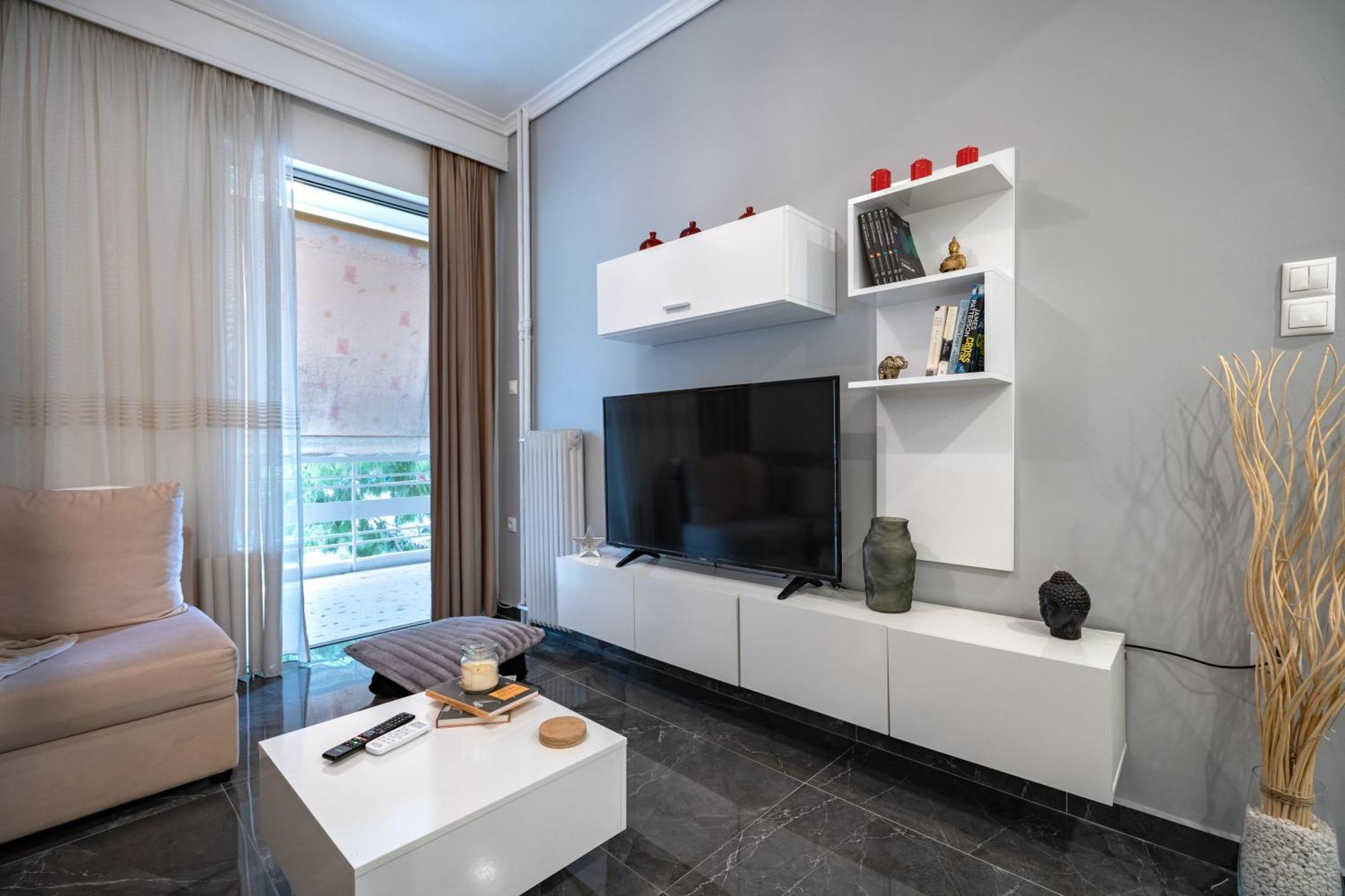 Neo Irakleio Train St. 1 Bedrm 4 Pers. Apartment أثينا المظهر الخارجي الصورة